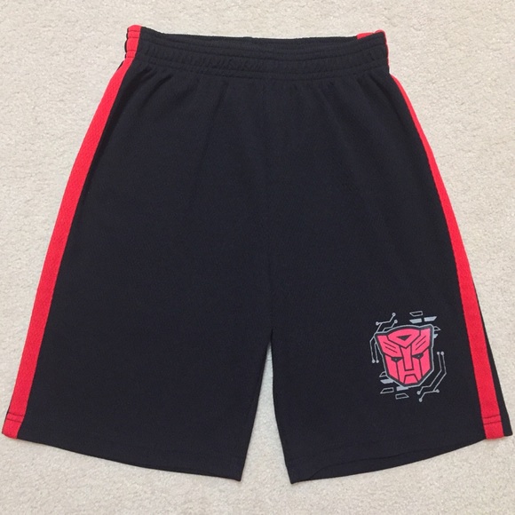 Transformers Shorts - Black, Red - Picture 1 of 2